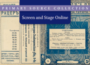 Screen and Stage Online: The Russian Cinematographic and Theater Press, 1889-1919