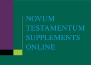 Novum Testamentum Supplements Online