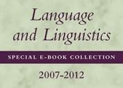 Language and Linguistics Special E-Book Collection, 2007-2012