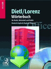 Dietl/Lorenz: Wörterbuch für Recht, Wirtschaft und Politik