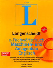Langenscheidt e-Fachwörterbuch Maschinen- und Anlagenbau