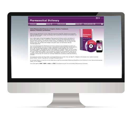 Pharmaceutical Dictionary: Deutsch - English - Français - Español