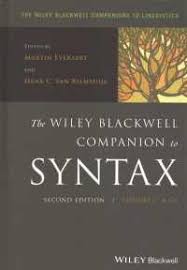 The Wiley Blackwell Companion to Syntax