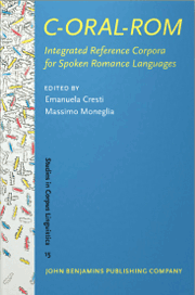 C-ORAL-ROM: Integrated Reference Corpora for Spoken Romance Languages