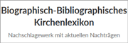 Biographisch-Bibliographisches Kirchenlexikon (BBKL)