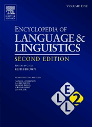 Encyclopedia of Language and Linguistics, 2nd Edition