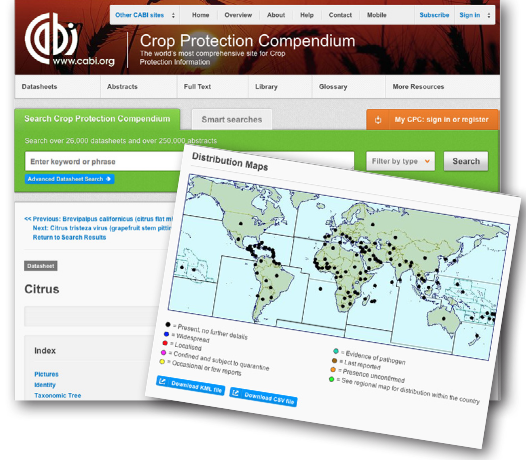 Crop Protection Compendium