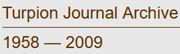 Turpion Journal Archive 1958-2009