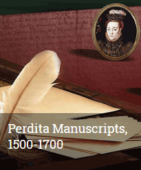 Perdita Manuscripts I: Women Writers, 1500-1700