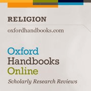 Oxford Handbooks Online (OHO): Religion