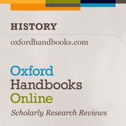 Oxford Handbooks Online (OHO): History