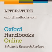 Oxford Handbooks Online (OHO): Literature