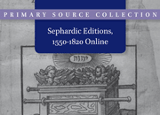 Sephardic Editions, 1550-1820 Online