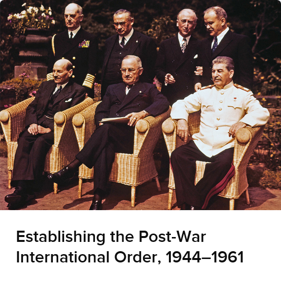 Establishing the Post-War International Order, 19441961