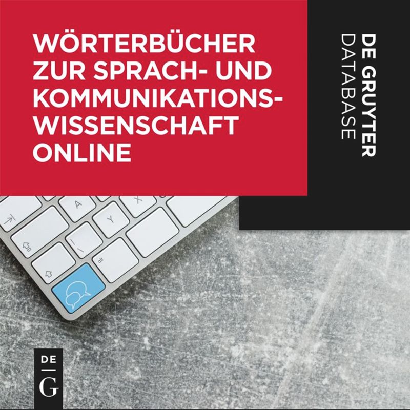 W&ouml;rterb&uuml;cher Sprach- und Kommunikationswissenschaft (WSK) Online