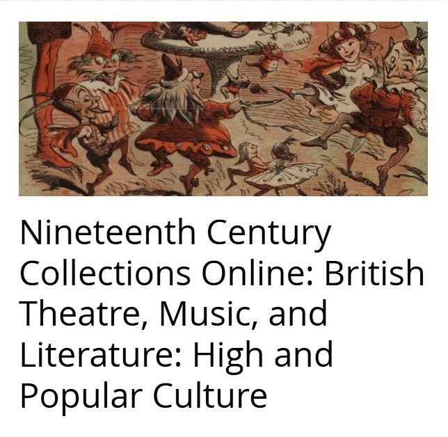 British Theatre, Music, and Literature: High and Popular Culture