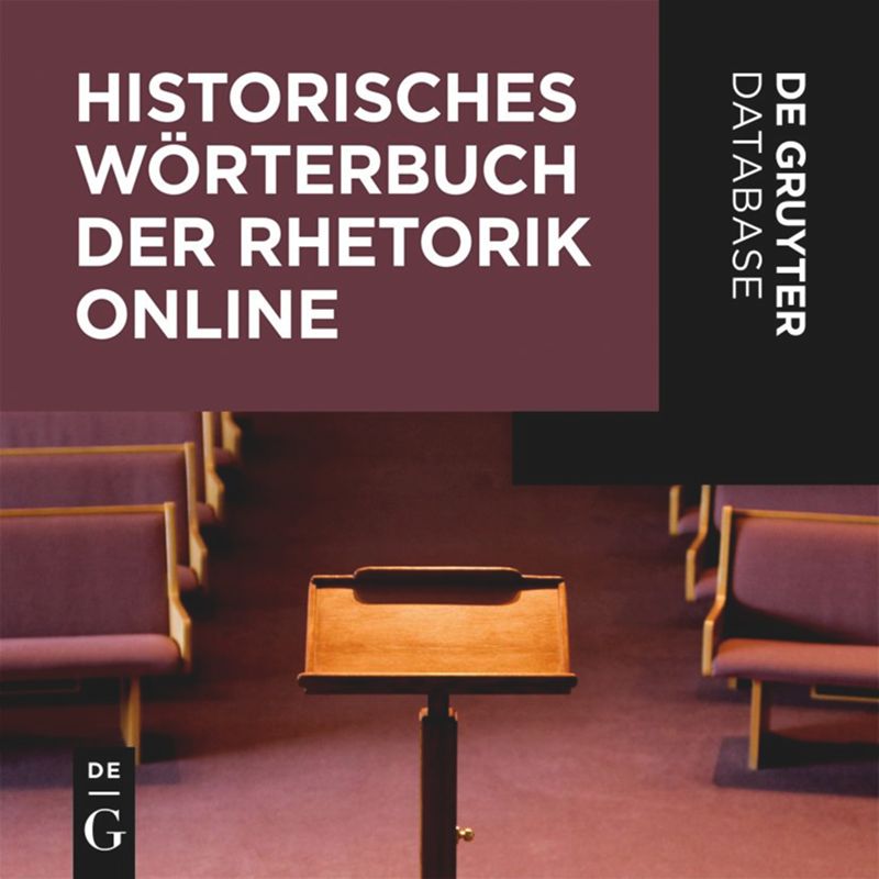 Historisches W&ouml;rterbuch der Rhetorik Online