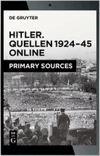 Hitler. Quellen 1924-45 Online