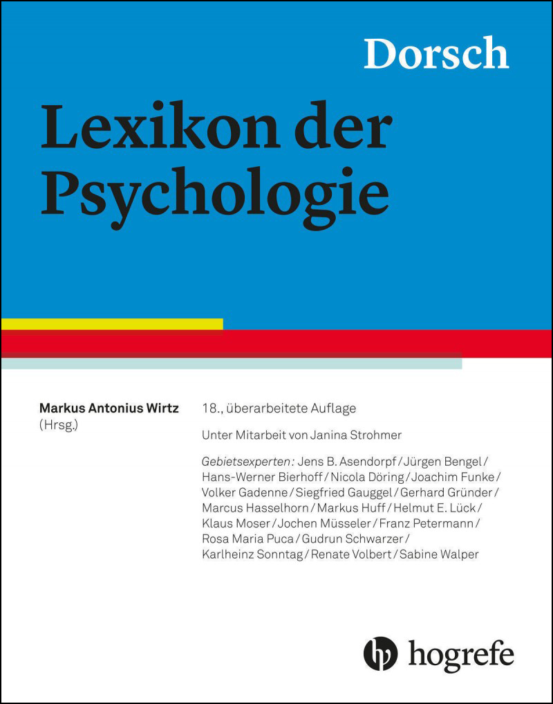 Dorsch - Lexikon der Psychologie Premium