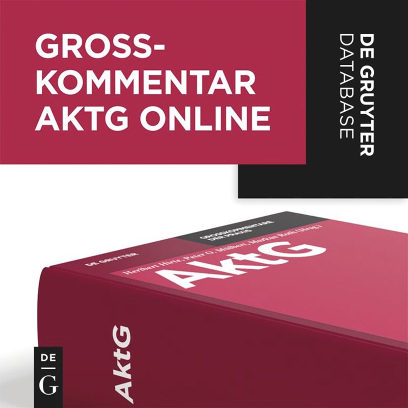 Gro&szlig;kommentar AktG Online