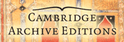 Cambridge Archive Editions Online