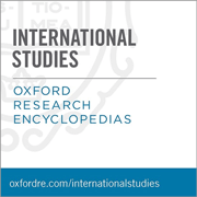 Oxford Research Encyclopedias (ORE): International Studies
