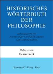 Historisches Wörterbuch der Philosophie Online (HWPh-online)