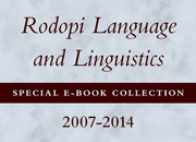 Rodopi Language and Linguistics Special E-Book Collection, 2007-2014