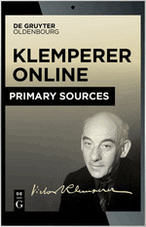 Klemperer Online - Tagebücher 1918-1959