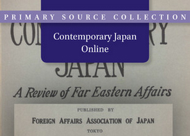 Contemporary Japan Online
