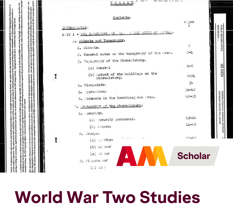World War Two Studies