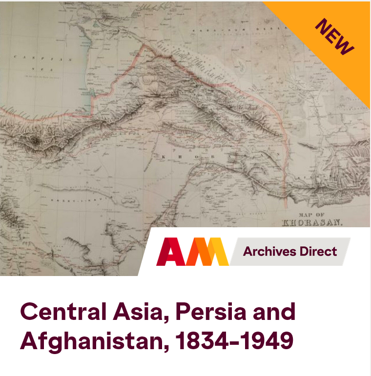 Central Asia, Persia and Afghanistan 1834-1949