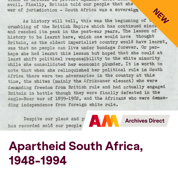 Apartheid South Africa, 1948-1994