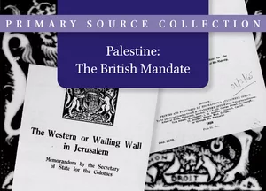 Palestine: The British Mandate 1917–1948