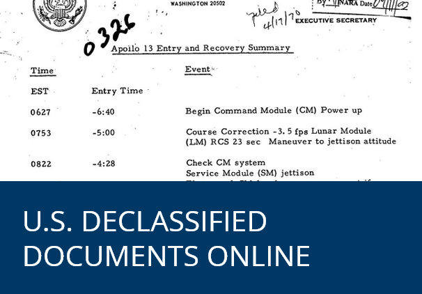 U.S. Declassified Documents Online