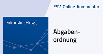 ESV-Online-Kommentar Abgabenordnung