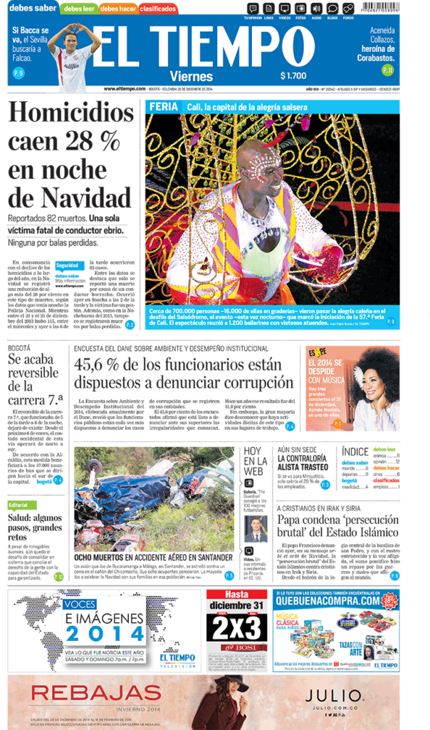 El Tiempo Digital Archive (2005 to present)